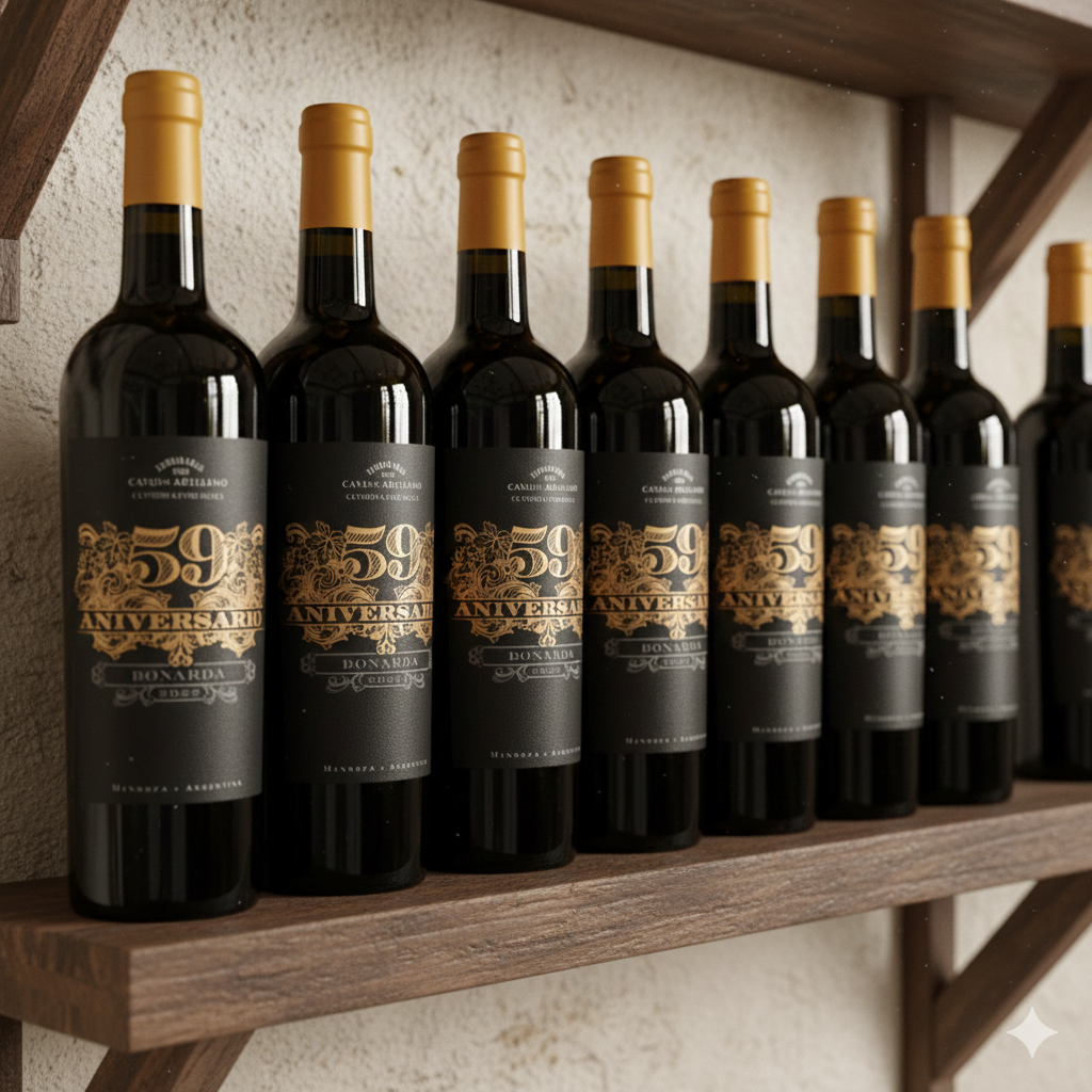 Vinho Arg. Tinto 59 aniversário Bonarda 2022