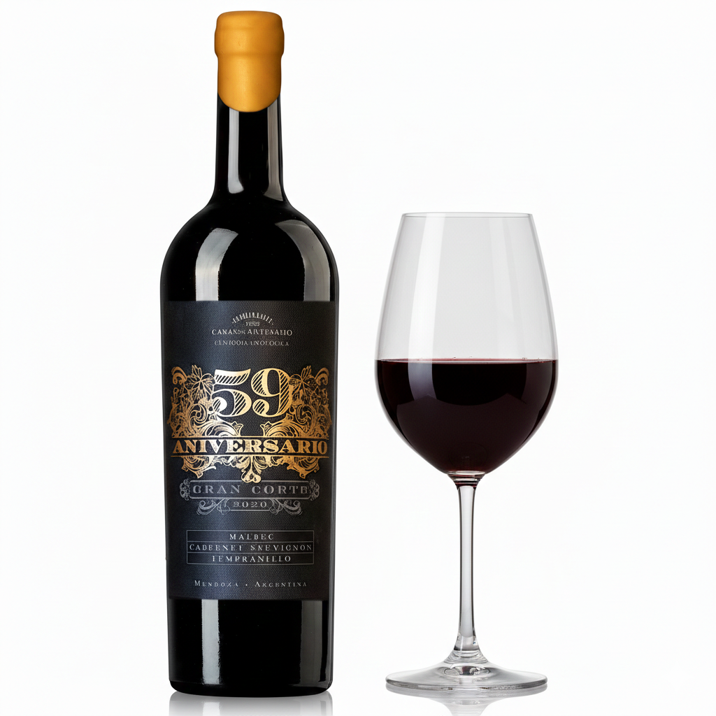 Vinho Arg. Tinto 59 aniversário Gran Corte 2020
