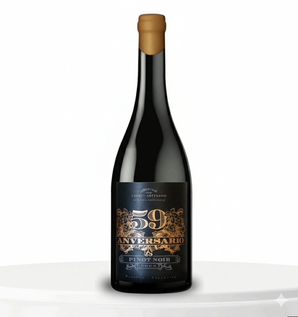 Vinho Arg. Tinto 59 aniversário Pinot Noir 2022