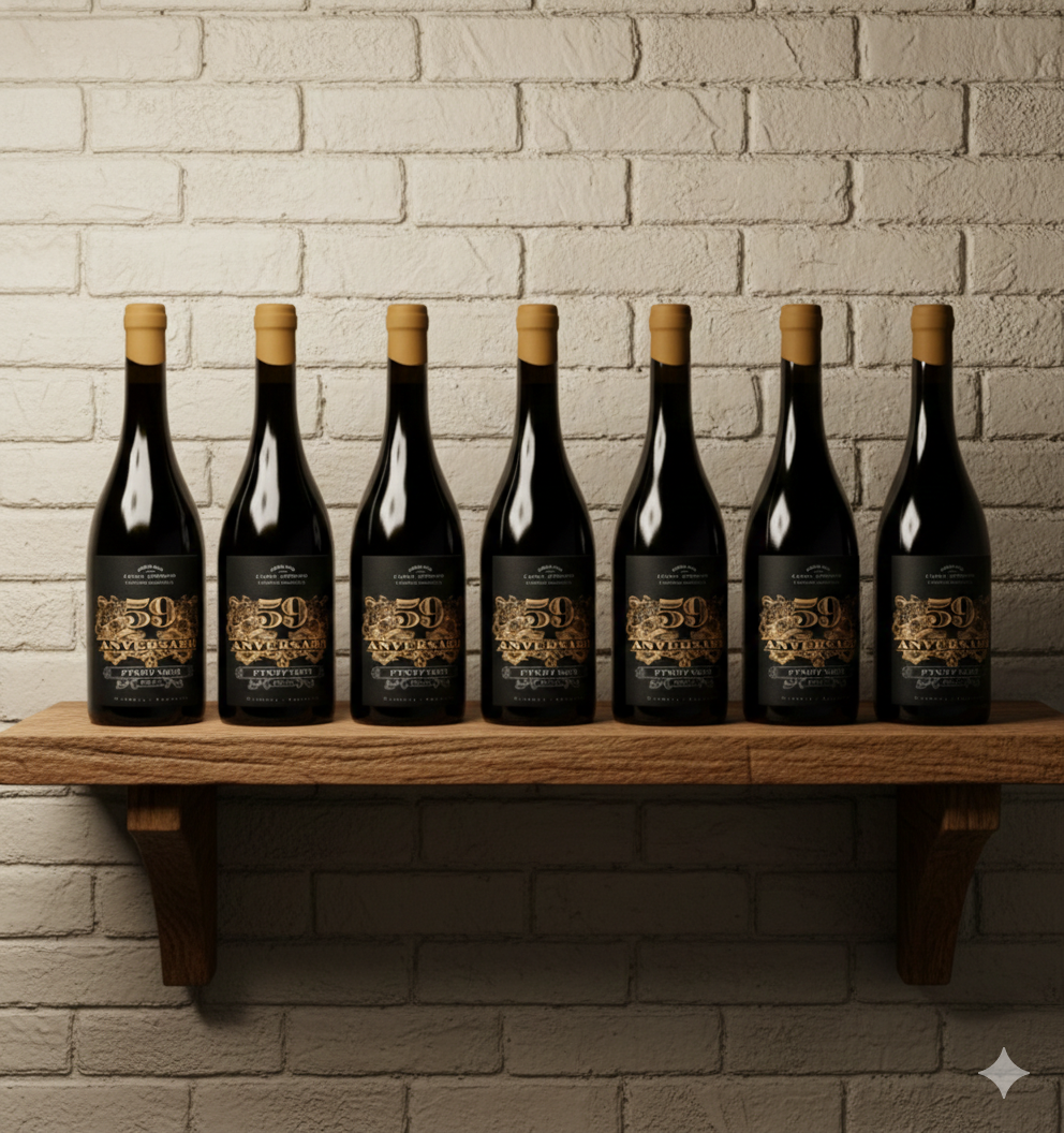 Vinho Arg. Tinto 59 aniversário Pinot Noir 2022