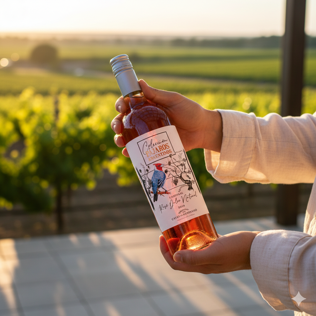 Vinho Arg. Rosê Colección Pájaros Rosé Dulce Nat 24