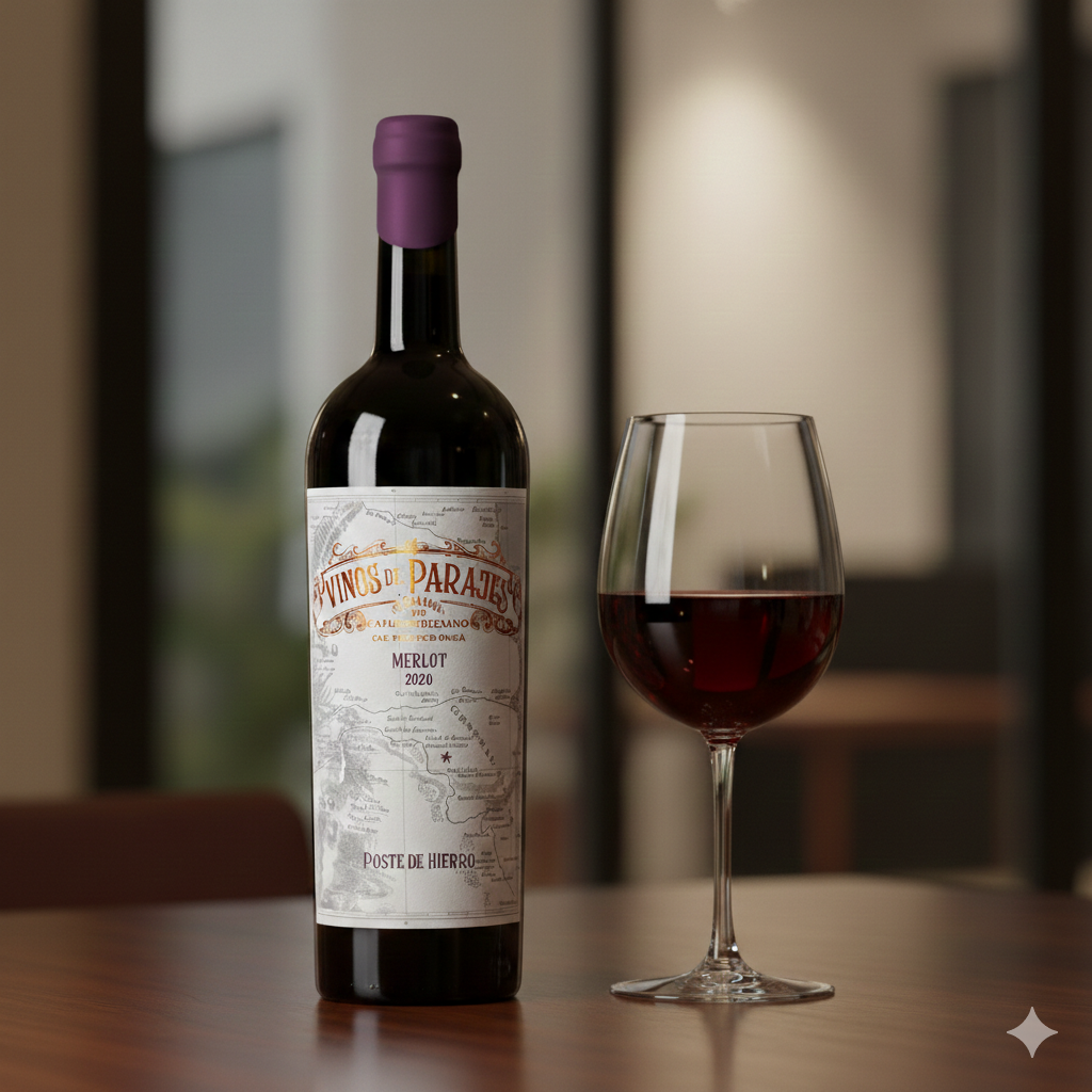 Vinho Argentino Tinto Vinos De Parajes Merlot 2021